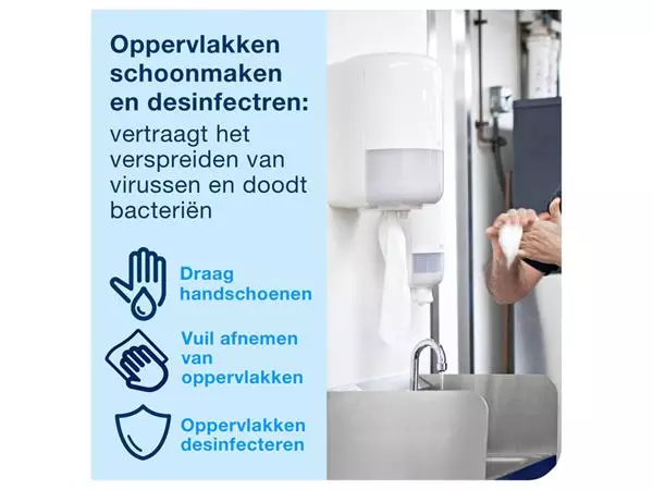 Een Poetspapierdispenser Tork Centerfeed M2 Elevation wit 559000 koop je bij WinkelVolWinkels