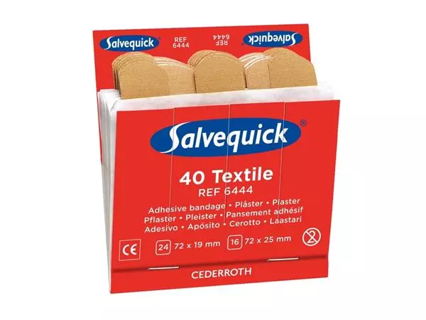 Een Pleister Salvequick navulling textiel 6444 koop je bij Quality Office Supplies