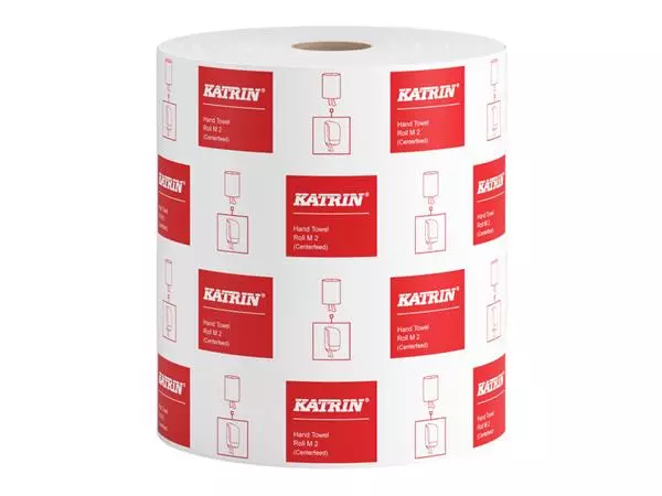 Een Handdoekrol Katrin 2-laags wit medium 150mx205mm koop je bij Quality Office Supplies