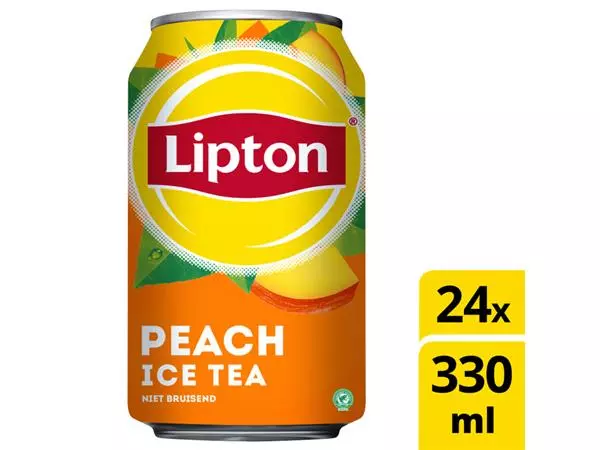 Frisdrank Lipton Ice Tea peach blik 330ml
