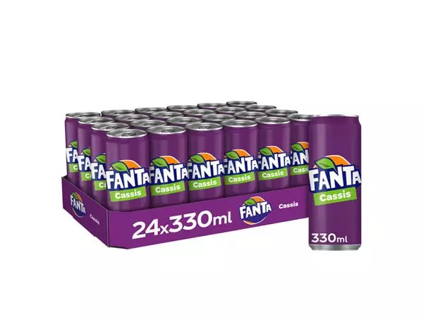 Een Frisdrank Fanta cassis blik 330ml koop je bij Friese Schrijfkamer