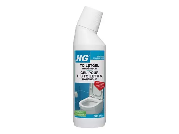 Een Sanitairreiniger HG badkamer Gel 500ml koop je bij Clippz! Office Supplies