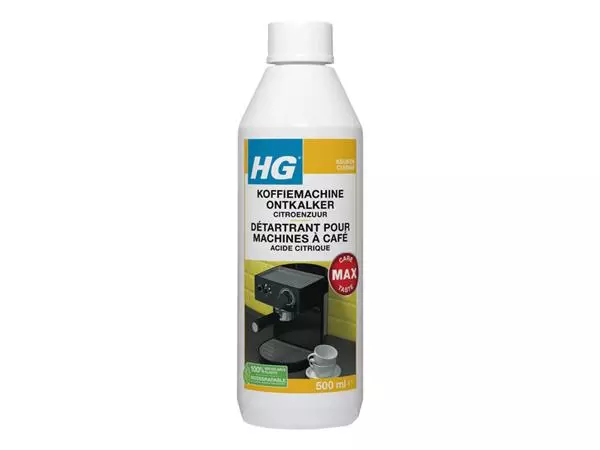 Een Ontkalker HG voor koffiemachines 500ml koop je bij Supply Mij