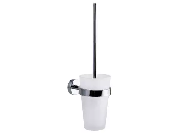 Een Toiletborstelset tesa® Smooz verchroomd metaal zelfklevend koop je bij Romijn Office Supply