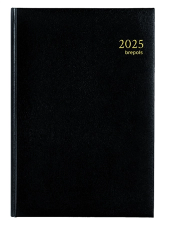 Een Agenda 2025 Brepols Minister Lima 1dag/1pagina zwart koop je bij Friese Schrijfkamer