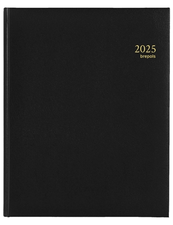 Een Agenda 2025 Brepols Concorde Lima 7dagen/2pagina's zwart koop je bij Friese Schrijfkamer