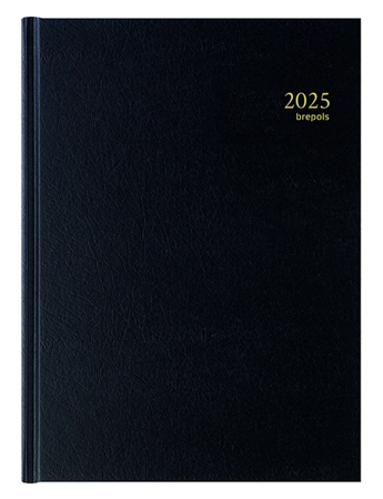 Een Agenda 2025 Brepols Bremax Santex A4 1dag/2pagina's 8 kolommen zwart koop je bij Clippz! Office Supplies