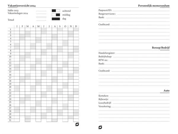 Een Agendavulling 2025 Succes Senior 7dagen/2pagina's koop je bij Quality Office Supplies