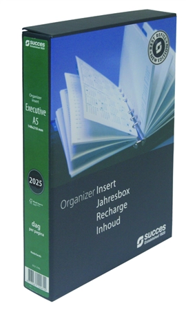 Een Agendavulling 2025 Succes Executive A5 1dag/1pagina koop je bij Romijn Office Supply