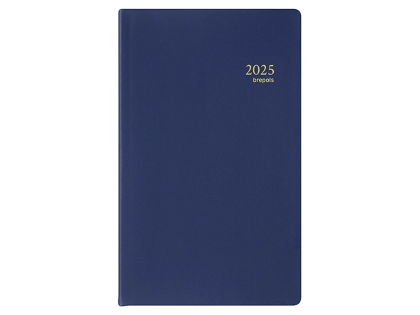 Een Agenda 2025 Brepols Breplan Seta 7dagen/1pagina assorti zwart bordeaux blauw koop je bij Continu Kantoor