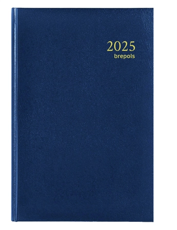 Een Agenda 2025 Brepols Saturnus Luxe 1dag/1pagina blauw koop je bij Sysdicom BV