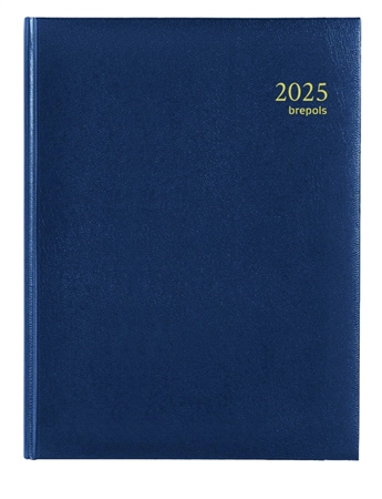 Een Agenda 2025 Brepols Ambassador Lima 1dag/1pagina blauw koop je bij Kantorice office & business supplies