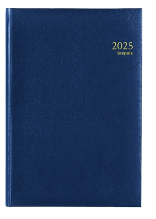 Agenda 2025 Brepols Omega Lima 7dagen/2pagina's blauw