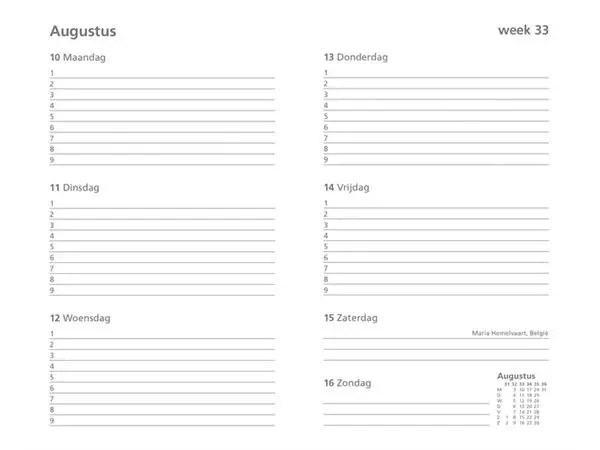 Een Schoolagenda 2024-2025 Ryam Cursus DeLuxe 7dagen/2pagina's zwart koop je bij Deska Alles voor Kantoor