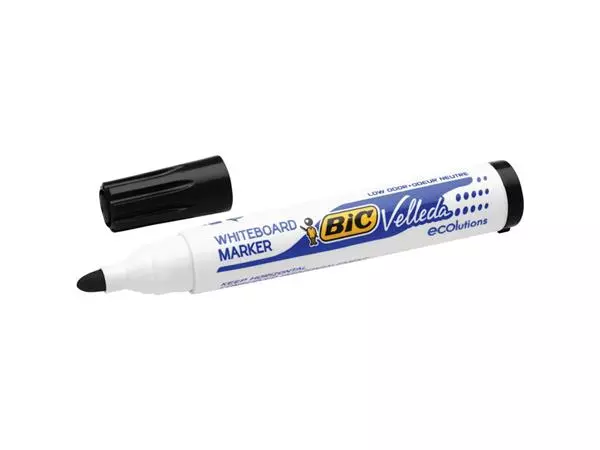 Een Viltstift Bic Velleda 1701 whiteboard rond large zwart koop je bij Schellen Boek- en Kantoorboekhandel