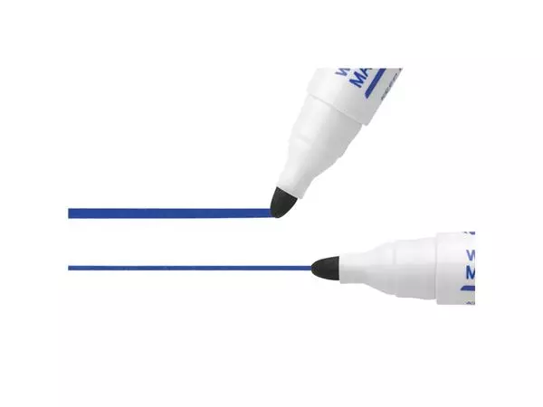 Een Viltstift Bic Velleda 1701 whiteboard rond large blauw koop je bij Deska Alles voor Kantoor