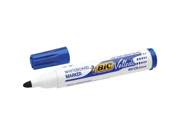 Een Viltstift Bic Velleda 1701 whiteboard rond large blauw koop je bij Topkantoor Repro Creatief