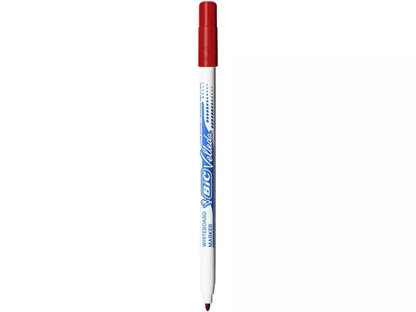 Een Viltstift Bic 1721 whiteboard rond F rood koop je bij "De Waal" Kantoor Efficiency