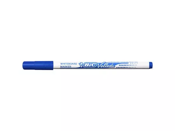 Een Viltstift Bic Velleda 1721 whiteboard rond fijn blauw koop je bij Continu Kantoor