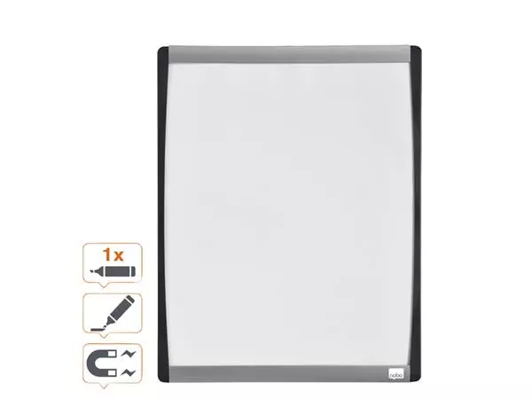 Een Whiteboard Nobo 35.5x28cm gewelfd koop je bij Sysdicom BV