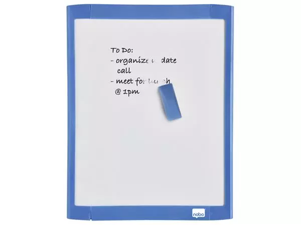 Whiteboard Nobo 21.6x28cm magnetisch assorti