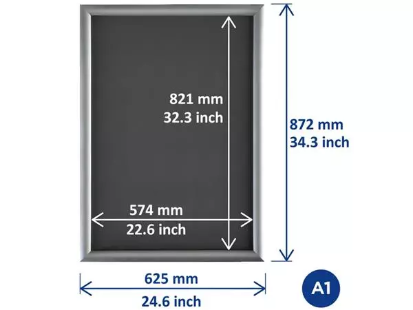 Een Kliklijst Europel A1 25mm koop je bij Sysdicom BV