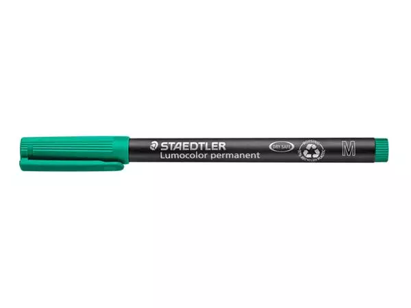 Een Viltstift Staedtler OHP Lumo M 317 perm groen koop je bij All Office Kuipers BV