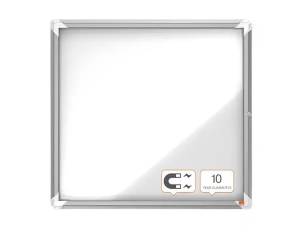 Een Binnenvitrine Nobo Premium Plus 6x A4 draaideur magnetisch koop je bij Continu Kantoor