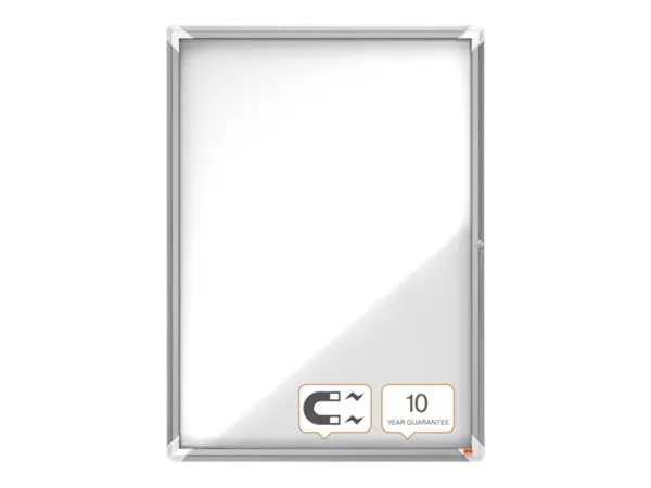 Een Binnenvitrine Nobo Premium Plus 9x A4 draaideur magnetisch koop je bij Sysdicom BV