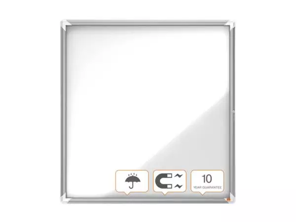 Een Buitenvitrine Nobo Premium Plus 12x A4 draaideur magnetisch koop je bij Company Supplies