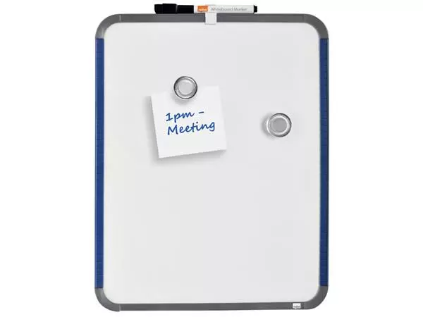 Een Whiteboard Nobo Slim Line 28x36cm wit koop je bij Sysdicom BV