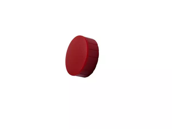 Een Magneet MAUL Solid 38mm 2500gr rood koop je bij "De Waal" Kantoor Efficiency