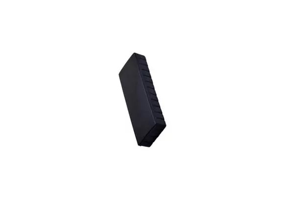 Een Magneet MAUL Solid 54x19mm 1000gr zwart koop je bij De Rijk Kantoorshop