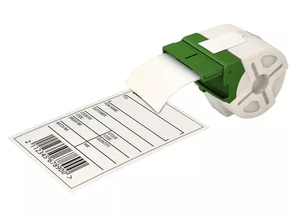 Een Etiket Leitz icon labelprint papier 61mmx22m wit koop je bij Clippz! Office Supplies