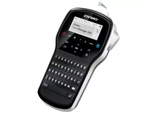 Een Labelprinter Dymo LM 280 qwerty 12mm koffer koop je bij Egner kantoorspecialisten