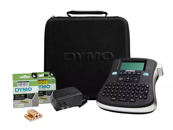 Een Labelprinter Dymo labelmanager LM210D qwerty Kit in koffer koop je bij Sysdicom BV