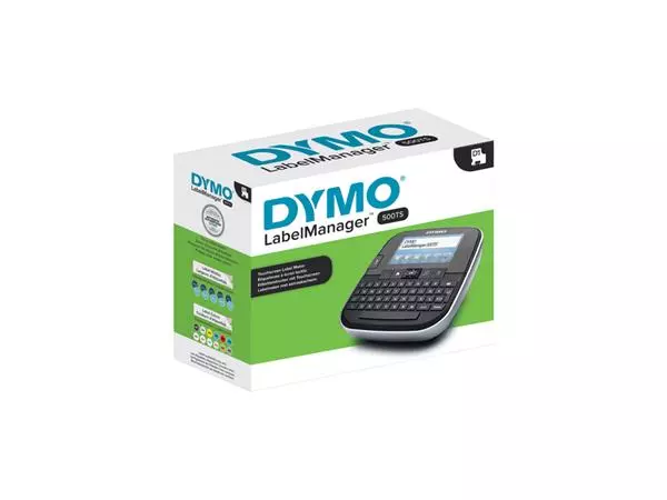 Een Labelprinter Dymo LabelManager 500TS draagbaar qwerty 24mm zwart koop je bij Deska Alles voor Kantoor