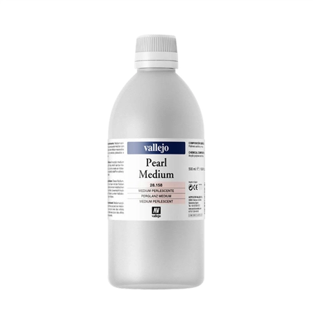 Een Acrylmedium Acrylicos Vallejo 500ml 158 parelmoer koop je bij Topkantoor Repro Creatief