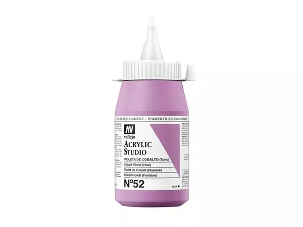 Een Acrylverf Acrylicos Vallejo 500 ml Cobalt Violet koop je bij Topkantoor Repro Creatief