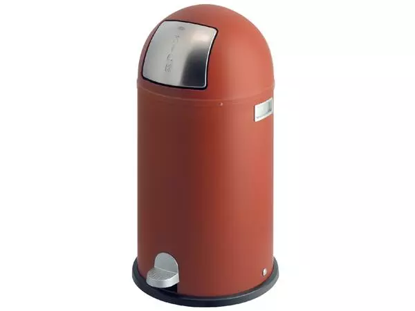 Een Afvalbak Wesco Kickboy rood 40liter koop je bij iPlusoffice