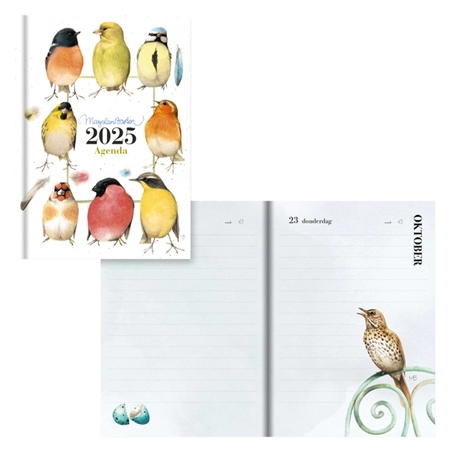 Een Agenda 2025 Hallmark Marjolein Bastin 111x153mm 1dag/1pagina vogels koop je bij WinkelVolWinkels