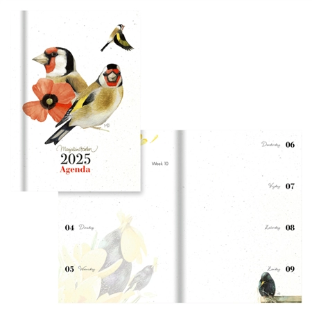 Een Agenda 2025 Hallmark Marjolein Bastin 79x110mm 7dagen/2pagina's vogels koop je bij iPlusoffice