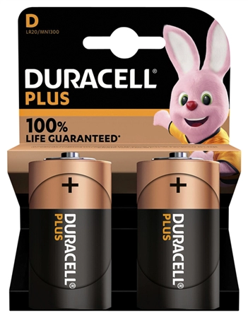 Een Batterij Duracell Plus 2xD koop je bij Deska Alles voor Kantoor