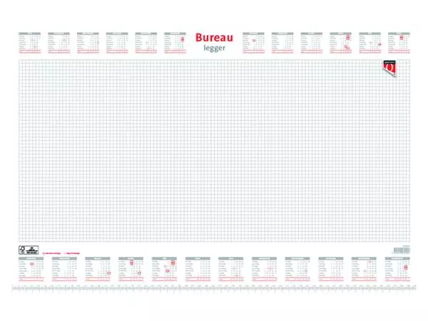 Een Bureau-onderlegblok 2024 Quantore 60x40cm koop je bij All Office Kuipers BV
