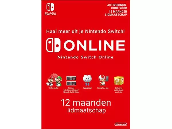 Een Cadeaukaart + hangtag Nintendo 19.99 koop je bij Deska Alles voor Kantoor