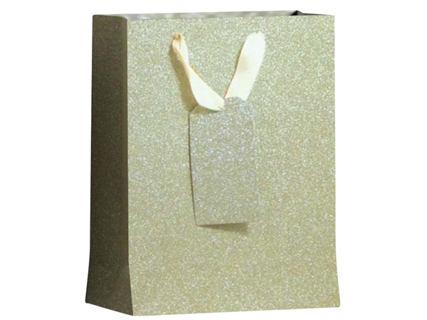 Een Cadeautas IG Group Goud glitter 175x98x229mm koop je bij Avoux