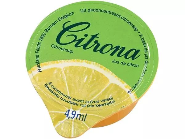 Een Citroencups Citrona 120x4.9ml koop je bij All Office Kuipers BV