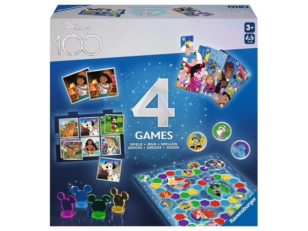 Een Disney 100 jaar 4 in 1 spellen koop je bij De Rijk Kantoorshop