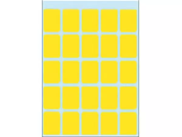 Een Etiket HERMA 3661 15x20mm geel 125 stuks koop je bij Schellen Boek- en Kantoorboekhandel
