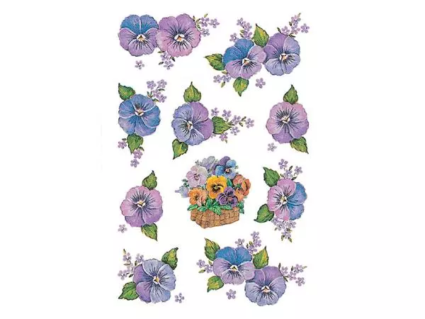 Een Etiket HERMA 3818 bloem paars koop je bij De Joma BV